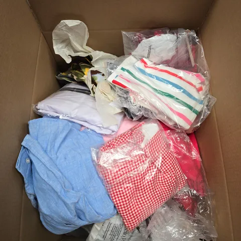 APPROXIMATELY 30 ASSORTED CLOTHING ITEMS IN VARIOUS SIZES, STYLES & COLOURS - COLLECTION ONLY