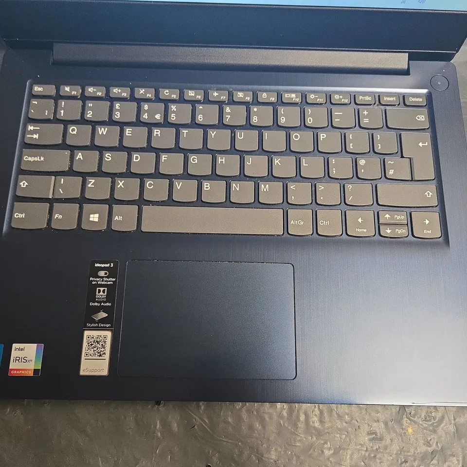 LENOVO IDEAPAD 3 INTEL I-5 IRIS XE GRAPHICS PLATOP IN BLUE