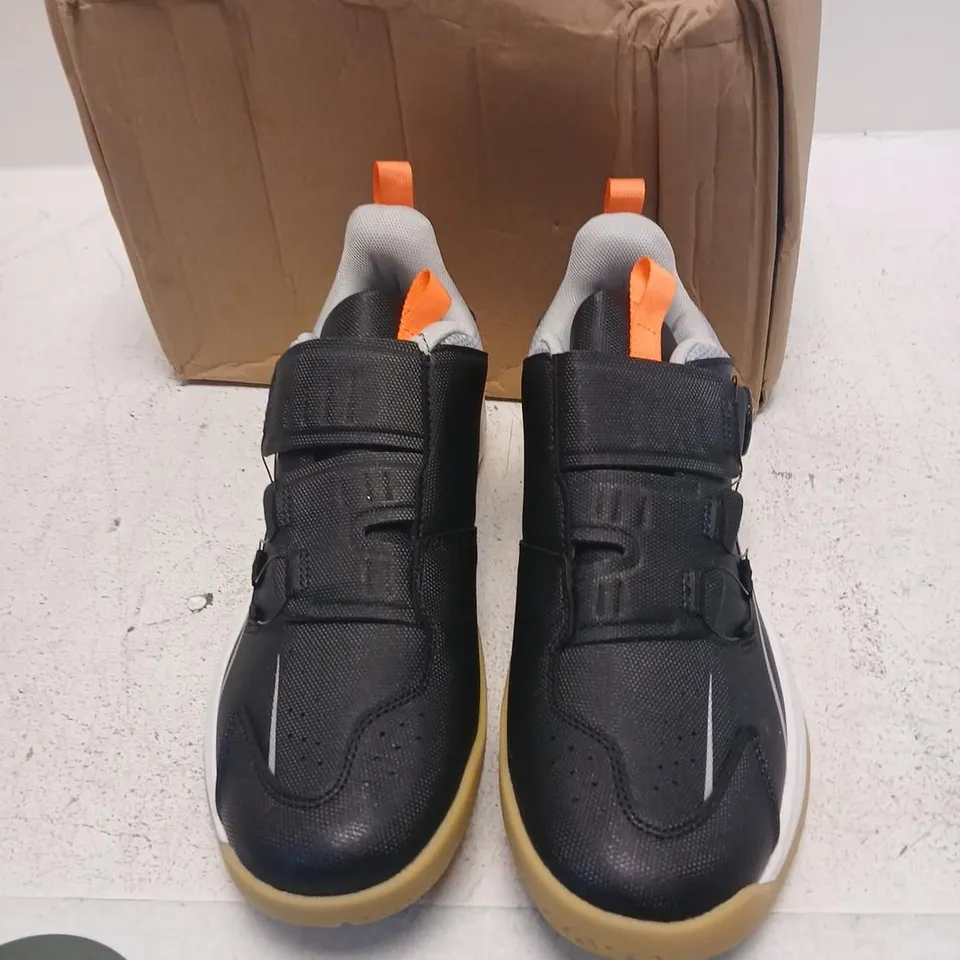 MEN'S BLACK & ORANGE SPORTS SHOES (CLO-MAN) – PAIR SIZE 43