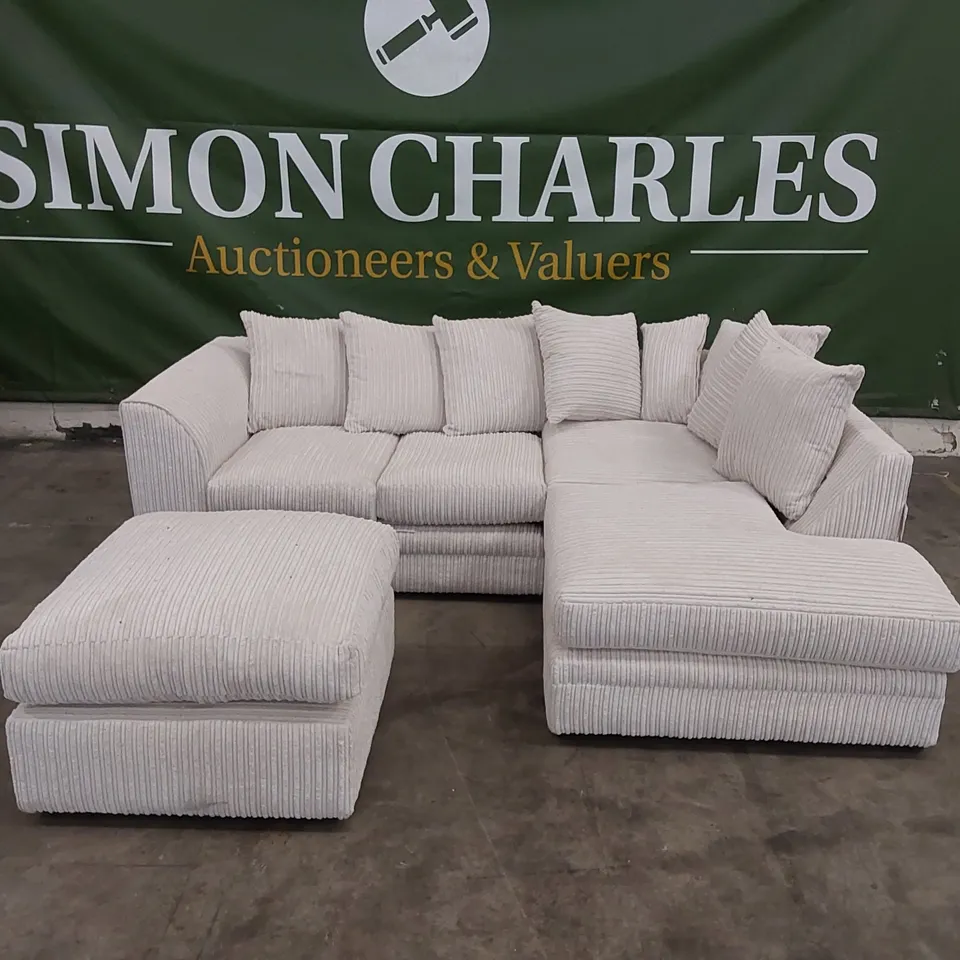 DESIGNER MOANA 3-PIECE UPHOLSTERED CORNER SOFA 