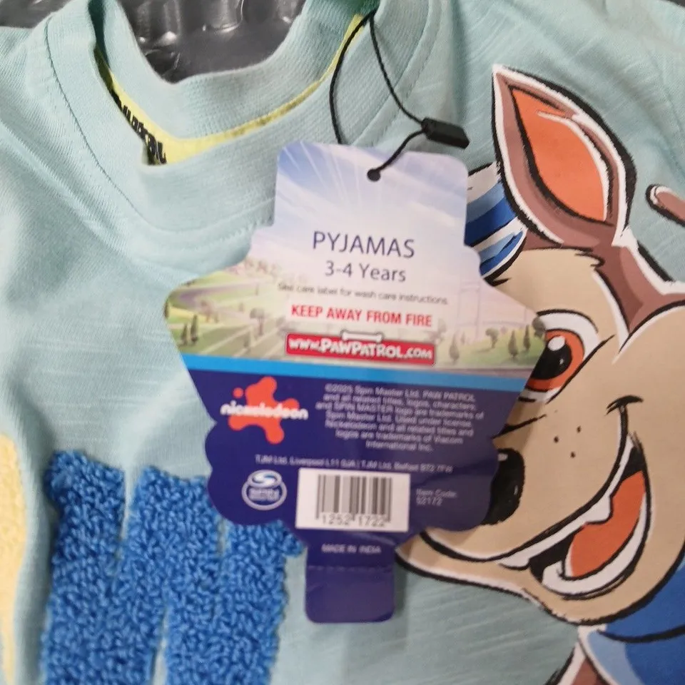 PAW PATROL PYJAMAS – KIDS' 3-4 YEARS (NICKELODEON)