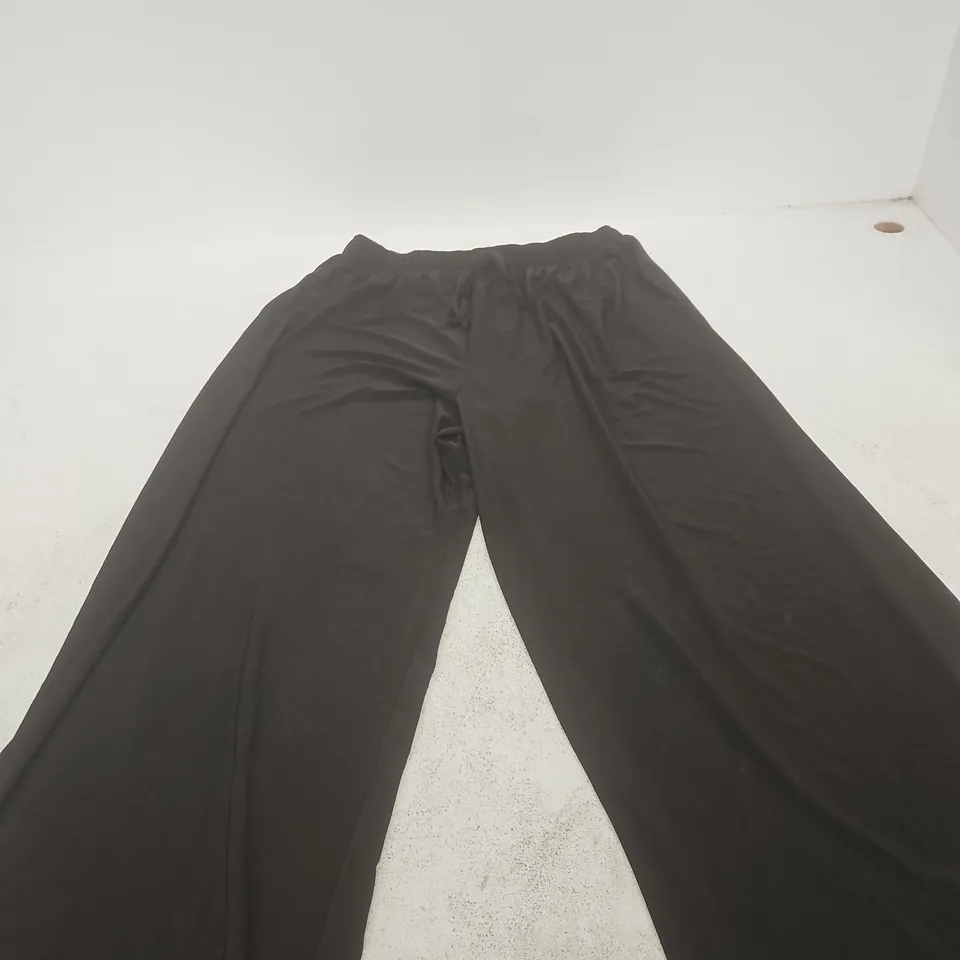 SALOOS WOMEN'S BLACK WIDE-LEG TROUSERS - UK 18 (EU 44, US XL)