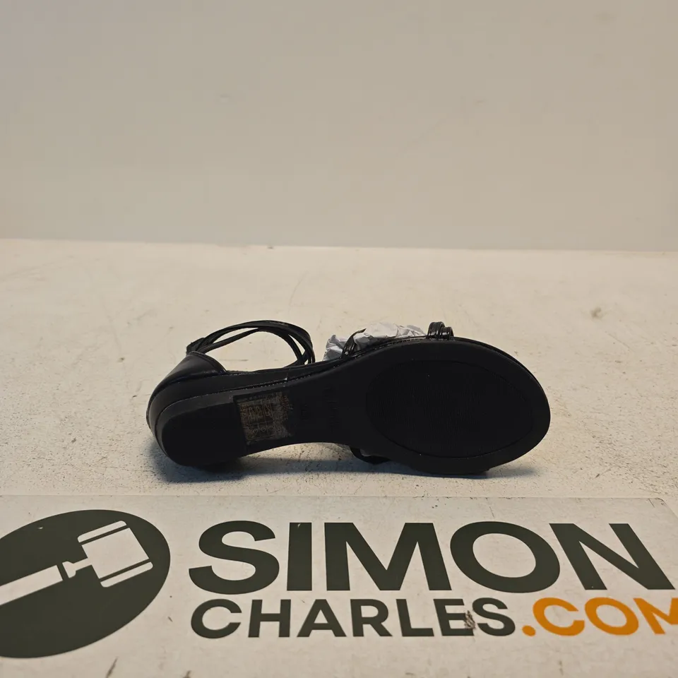 DREAM PARIS WOMEN'S SANDALS – BLACK, UK 3.5