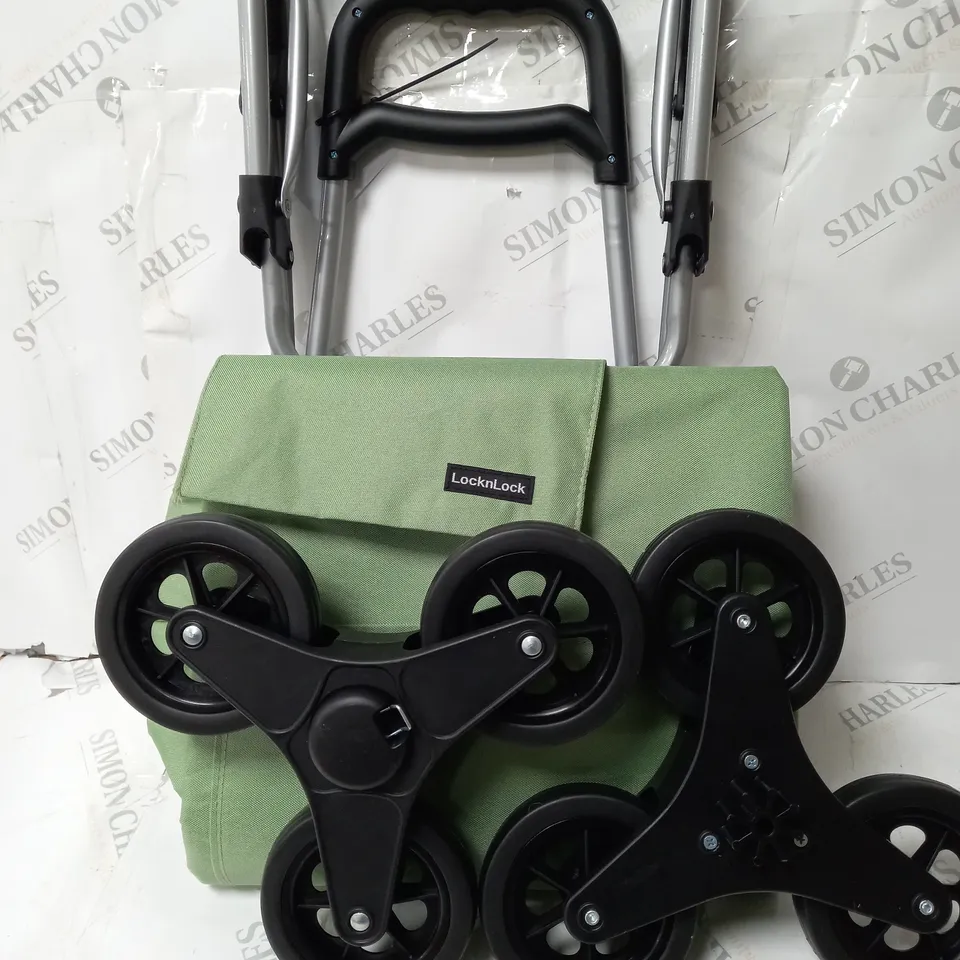 LOCK 'N LOCK INSULATED SHOPPING TROLLEY CART IN GREEN