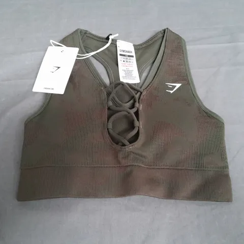 GYMSHARK ADAPT SEAMLESS SPORTS BRA - XS MEDIUM SUPPORT