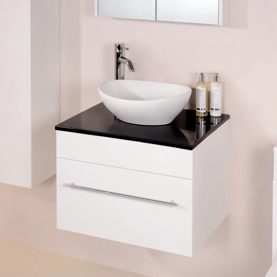 BOXED ASPEN 600 BLACK WORKTOP