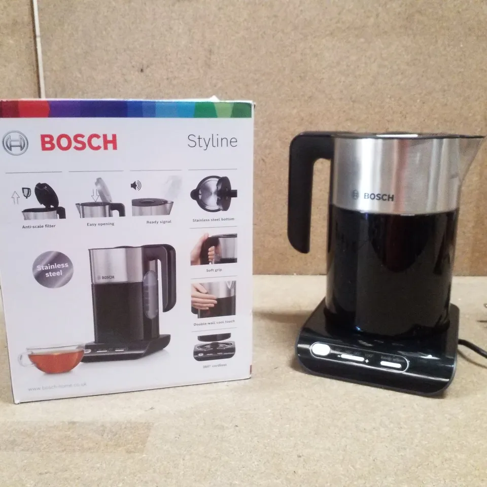 BOXED BOSCH STYLINE 3000W KETTLE 1.5 LITRE