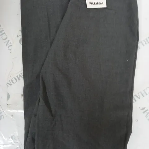 PULL&BEAR STRAIGHT TROUSERS IN GREY SIZE 6