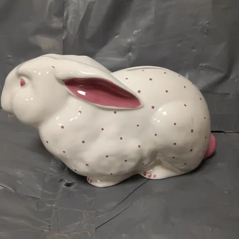 TIFFANY & CO. POLKA DOT BUNNY RABBIT MONEY BOX