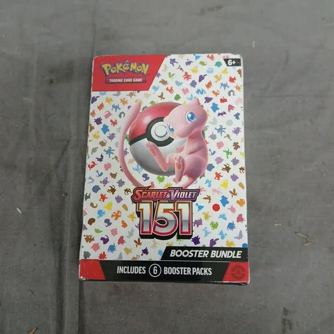 SEALED POKÉMON SCARLET & VIOLET 151 BOOSTER BUNDLE – INCLUDES 6 BOOSTER PACKS