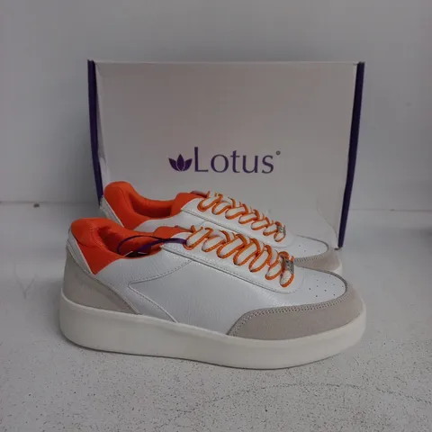 LOTUS PALMIRA ULS553 WHITE/ORANGE β WOMEN'S TRAINERS UK3 (EU36)