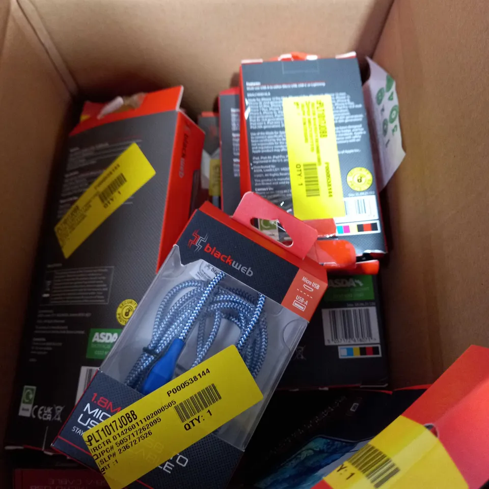 LOT OF APPROXIMATELY 10 ASSORTED BLACKWEB ELECTRICAL PRODUCTS 