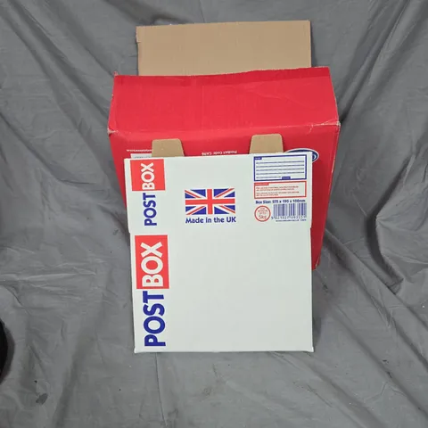 APPROXIMATELY 15 POST BOX CARDBOARD MAIL BOXES, 275 X 190 X 100MM