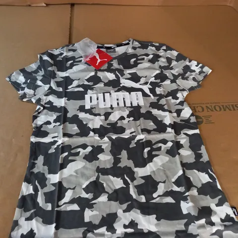 PUMA CAMO T-SHIRT - UK 13/14 YEARS