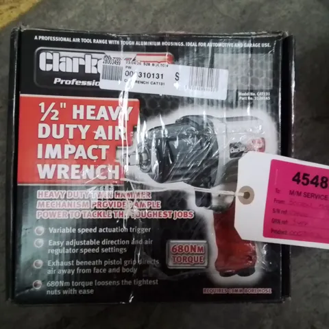 CLARKE X-PRO CAT131 Β½" TWIN HAMMER AIR IMPACT WRENCH