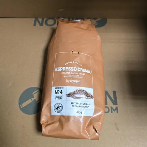 ESPRESSO CREMA ROASTED COFFEE BEANS – 500G (AMAZON) - BEST BEFORE 17/2/28