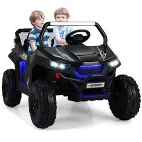 BOXED COSTWAY 12V BATTERY POWERED ELECTRIC CAR 2-SEATER KIDS RIDE ON UTV 