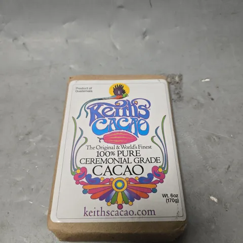 SEALED KEITHS CACAO 100% PURE CEREMONIAL GRADE CACAO 