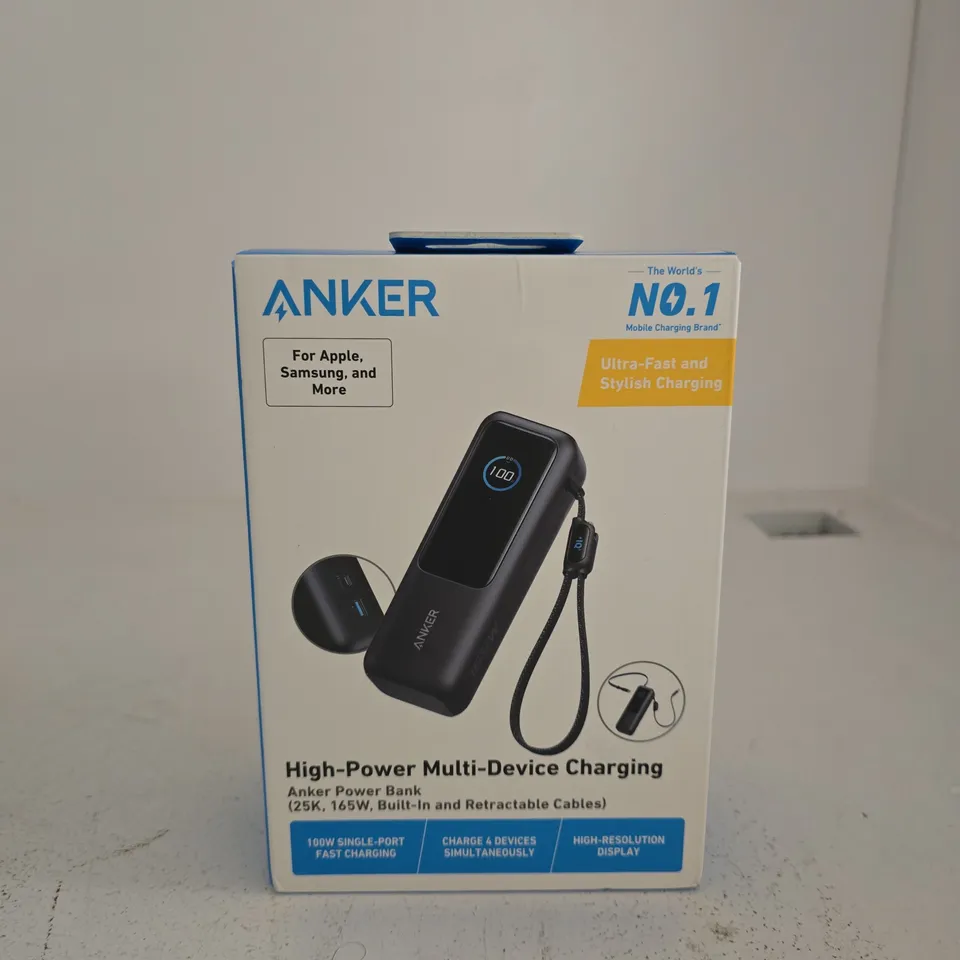 ANKER HIGH POWER MULTI DEVICE CHARGING POWER BANK 25K