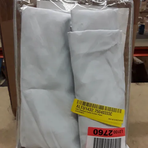 GITTY BLACKOUT EYELET CURTAIN PANEL
