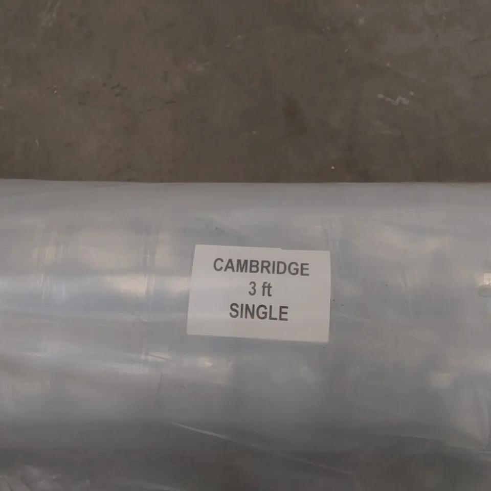 BRAND NEW BAGGED AND ROLLED CAMBRIDGE MATTRESS - 3FT SINGLE