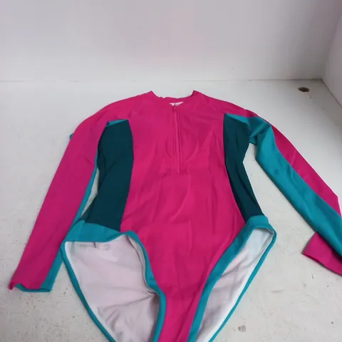 BODEN WOMEN'S COLOUR-BLOCK LONG-SLEEVE ONE-PIECE (UK 12R)