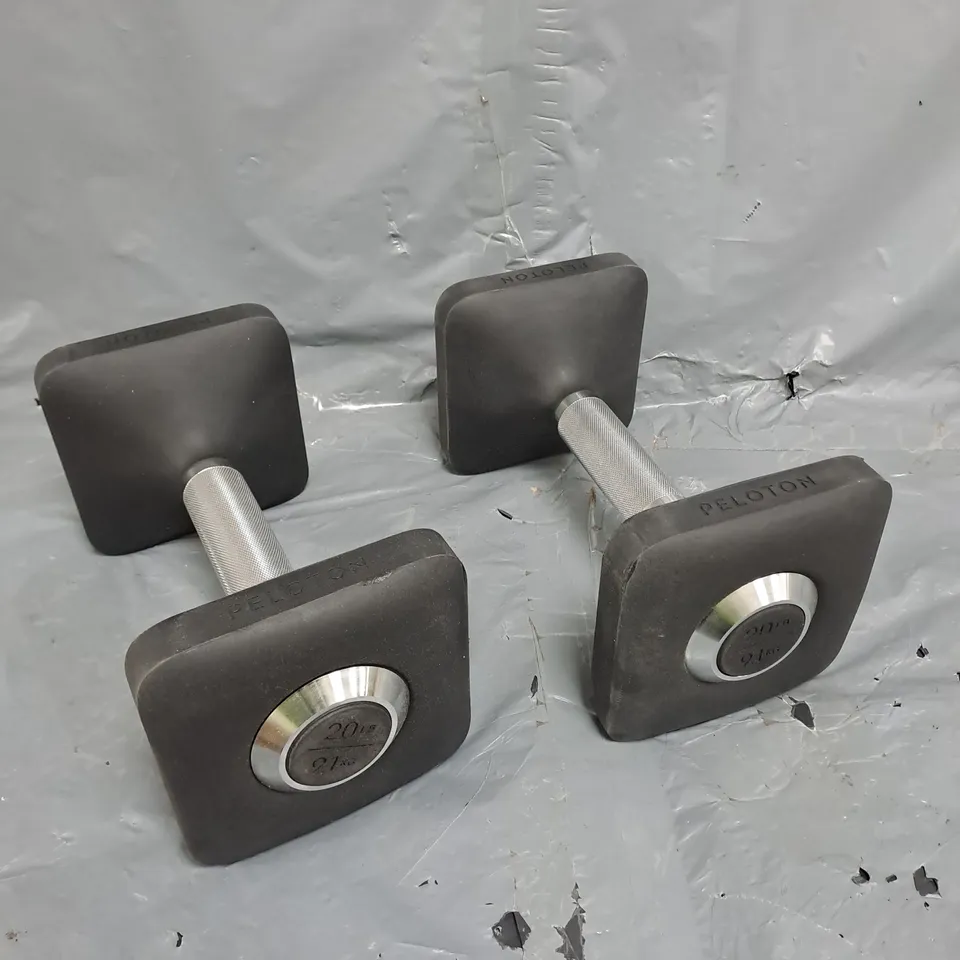 2 X PELOTON 9.1KG WEIGHTS 