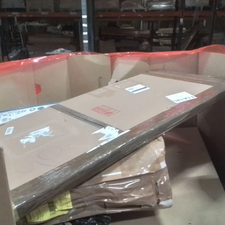 PALLET OF ASSORTED HOUSEHOLD GOODS AND PRODUCTS TO INCLUDE;PAPER SHREDDER, SPIN DRYER, 3D PRINTER,IRONING BOARD AND OTHER ASSORTED ITEMS...