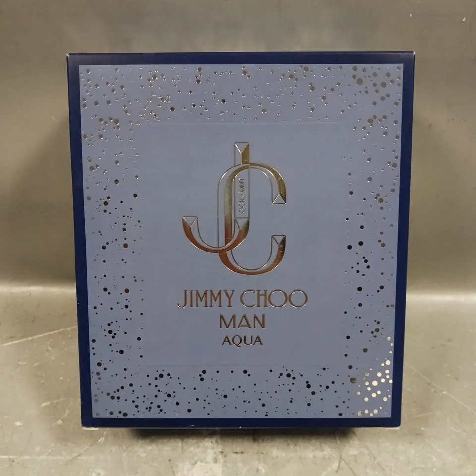 SEALED JIMMY CHOO MAN AQUA 50ML GIFT SET