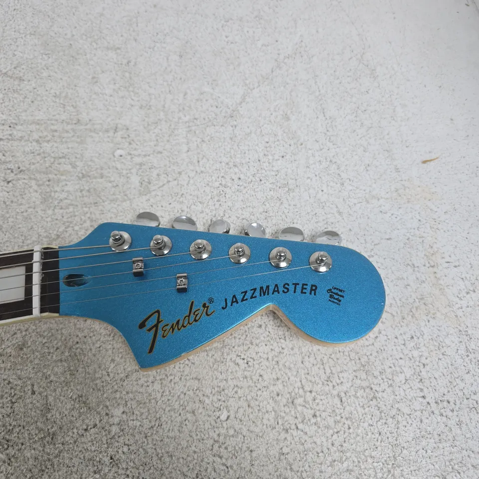 FENDER JAZZMASTER – BLUE, CORONA CALIFORNIA BRANDING