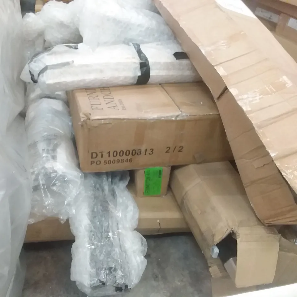 PALLET OF ASSORTED FLAT PACK FURNITURE ITEMS