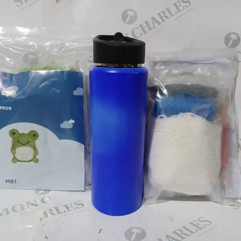 BOX OF APPROXIMATELY 10 ASSORTED HOUSEHOLD ITEMS TO INCLUDE KATYSON TICK REMOVAL COMB, COLOUR CHANGE BOTTLE, ETC