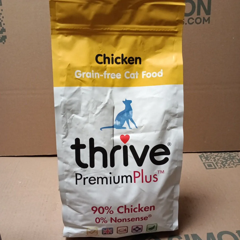 THRIVE PREMIUM PLUS GRAIN-FREE CHICKEN CAT FOOD – 90% CHICKEN 1.5KG