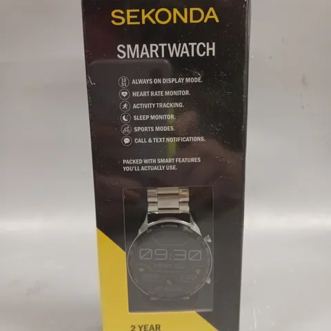 BOXED SEALED SEKONDA FITNESS TRACKER SMARTWATCH 