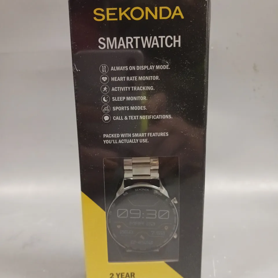BOXED SEALED SEKONDA FITNESS TRACKER SMARTWATCH