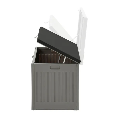 BOXED PRIMO CUSHIONBOX - 270 LITER - DARK GREY - BLACK 