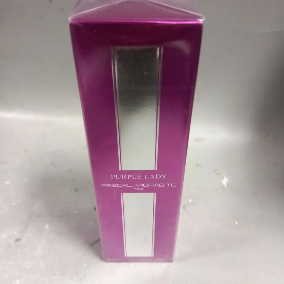 BOXED AND SEALED PURPLE LADY PASCAL MORABITO PARIS EAU DE PARFUM 100ML