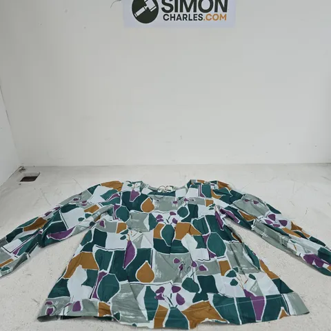 SEASALT CORNWALL GREEN/MULTI TOP SIZE 10