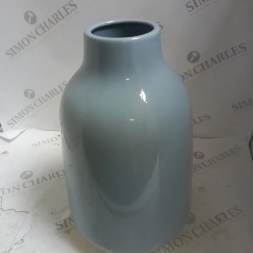 BLUE CERAMIC VASE