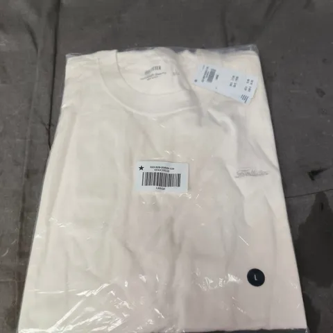 BAGGED HOLLISTER LOGO TEE - SIZE L