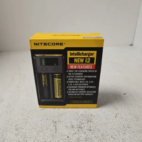 NITECORE INTELLICHARGER I2 BATTERY CHARGER – BOXED