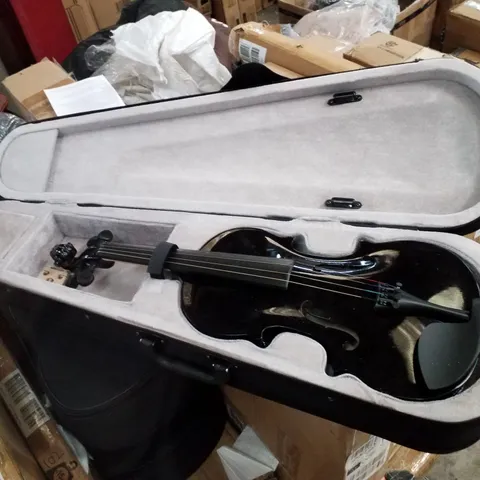 BLACK VIOLIN WITH CASE 