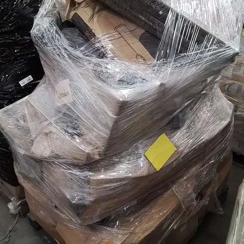 PALLET CONTAINING RATTAN FURNITURE,  PARASOL BASES, SWIMMING POOLS ETC.