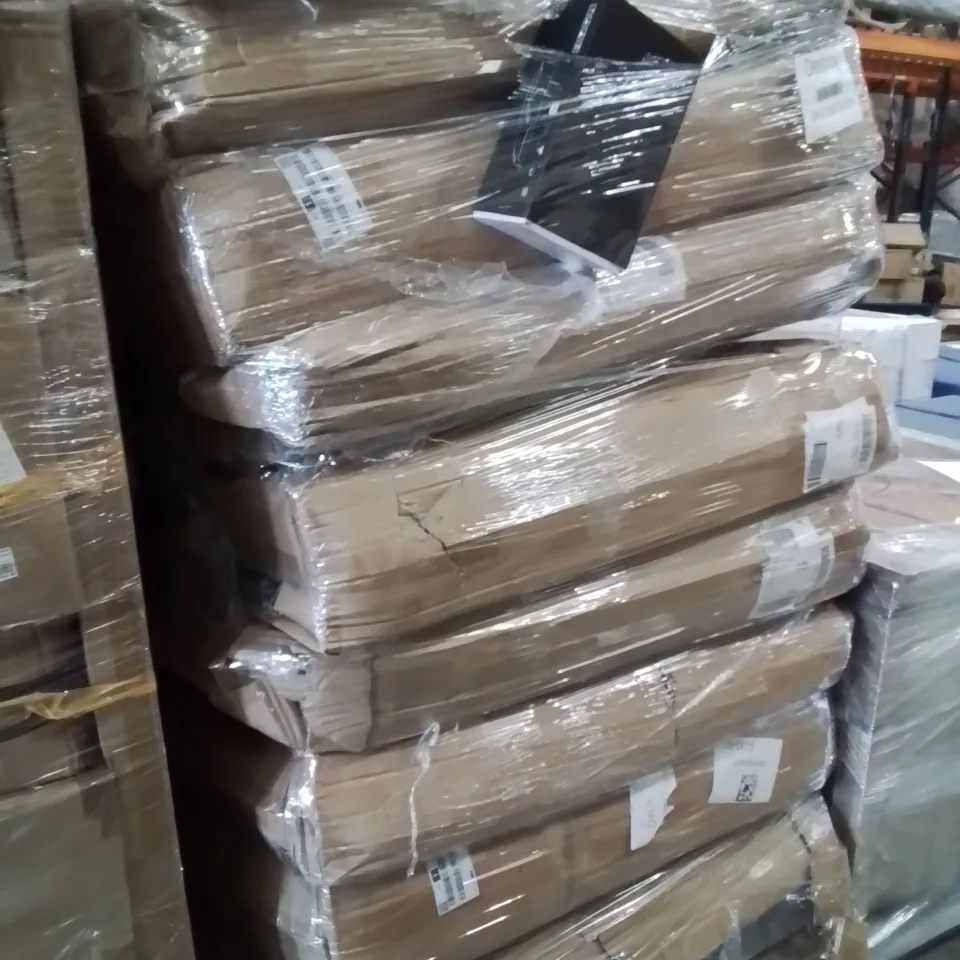 PALLET OF ASSORTED HOUSEHOLD GOODS AND PRODUCTS TO INCLUDE;CUCKOO CLOCK WOODEN,7" CARPLAY MONITOR,RETRACTABLE SAFETY GATE