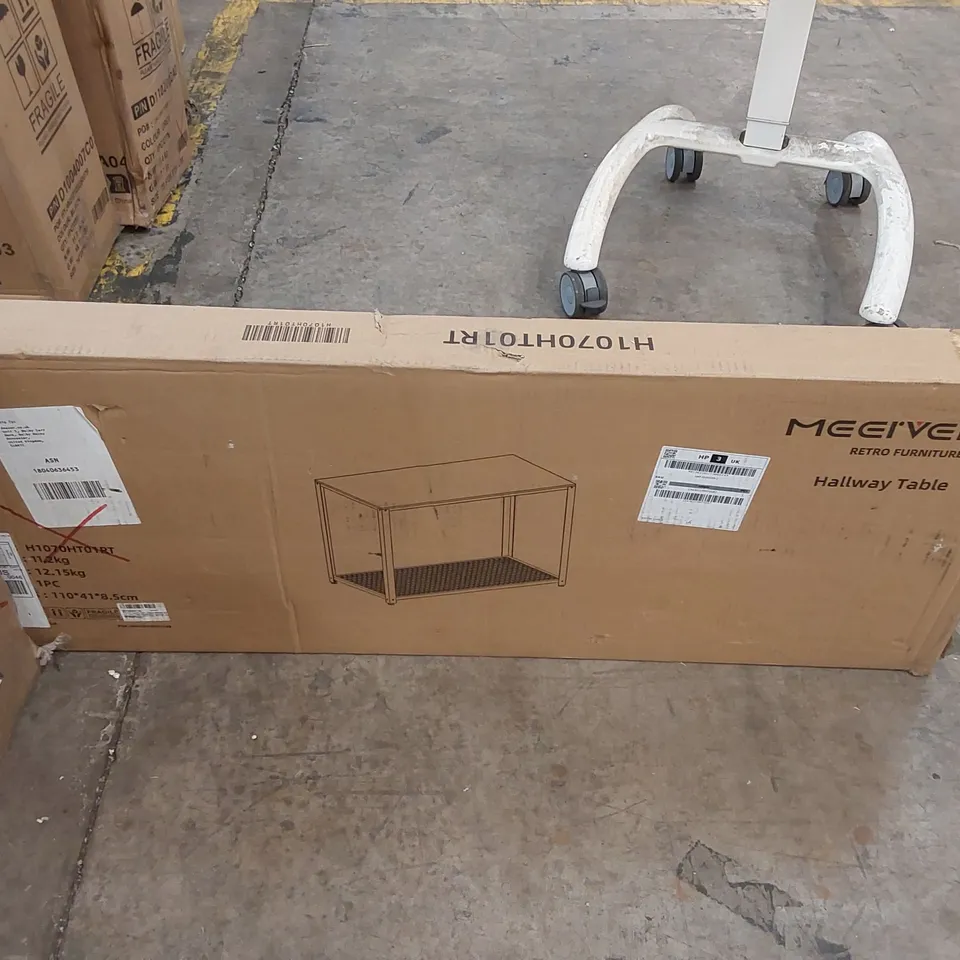 BOXED MEEIVEIL HALLWAY TABLE (1 BOX)