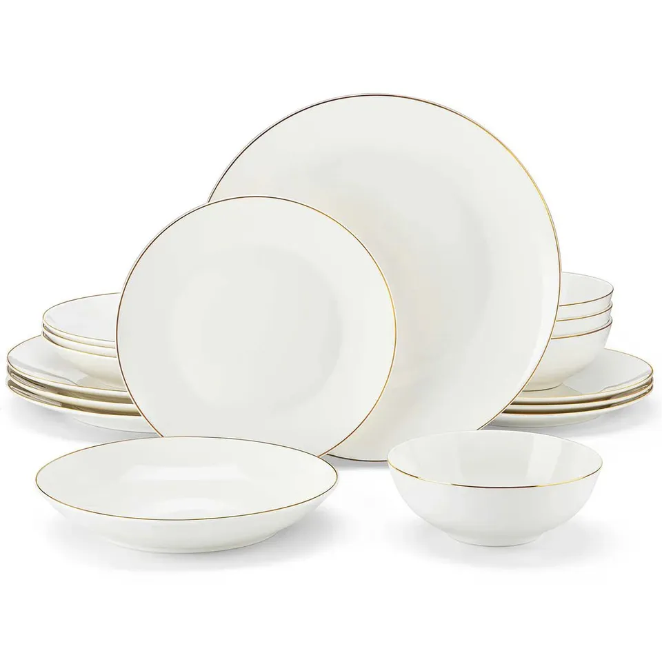 BOXED JERA 16 PIECE BONE CHINA DINNERWARE SET 