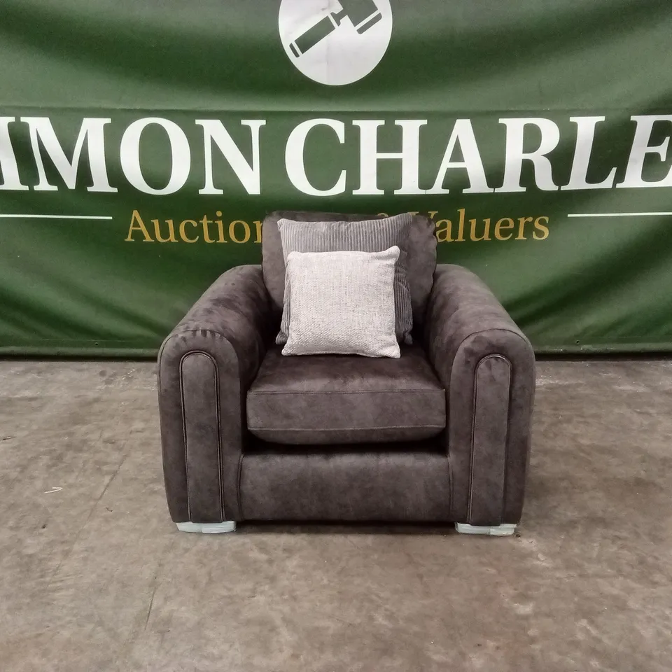 AMARA ARMCHAIR - CHARCOAL RRP £749