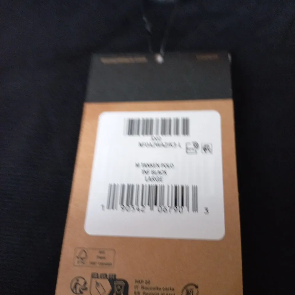 THE NORTH FACE POLO SHIRT – BLACK - SIZE L