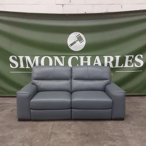 QUALITY DESIGNER ITALIAN MADE SELVA 3 SEATER ELECTRIC RECLINER LEATHER SOFA