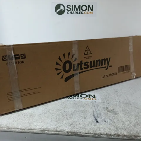BOXED OUTSUNNY METAL RAISED GARDEN BED PLANTER BOX OUTDOOR PLANTERS